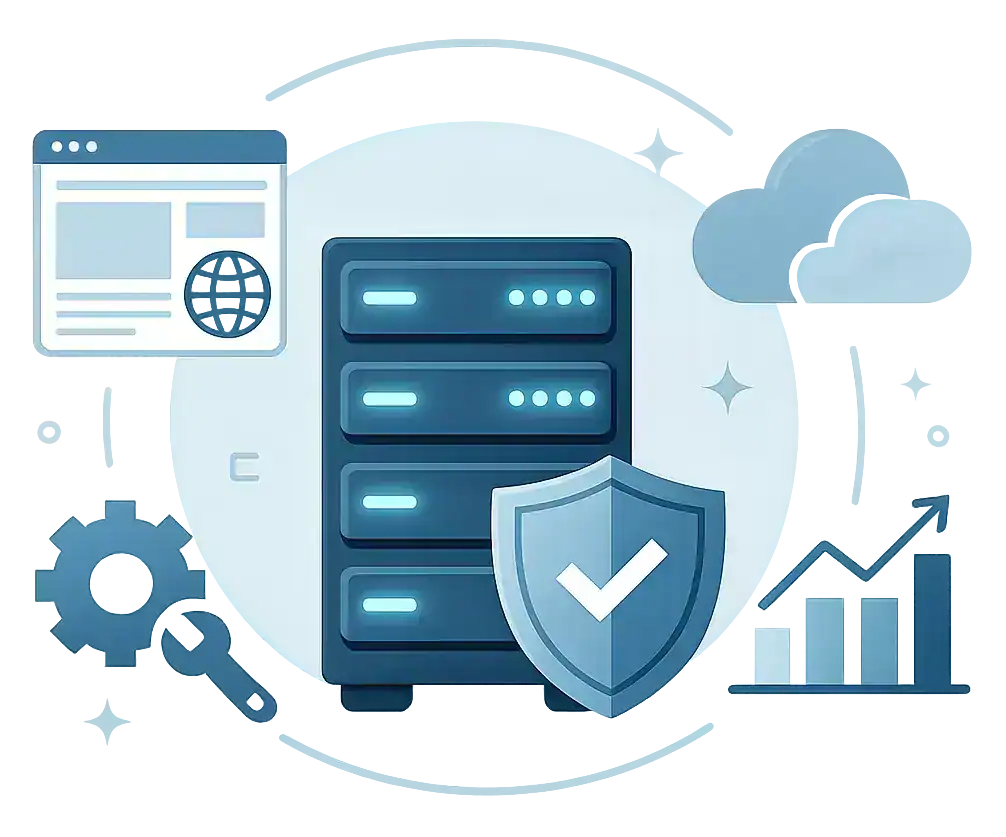 Secure hosting and reliable web maintenance services to ensure your website runs smoothly and effici.