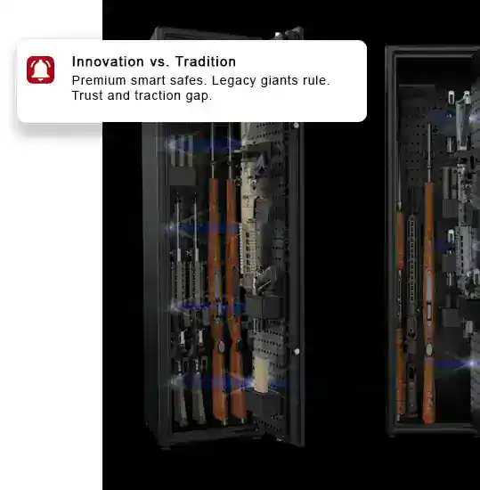 Vaultek smart safe with high-tech security for reliable, tamper-proof storage solutions.